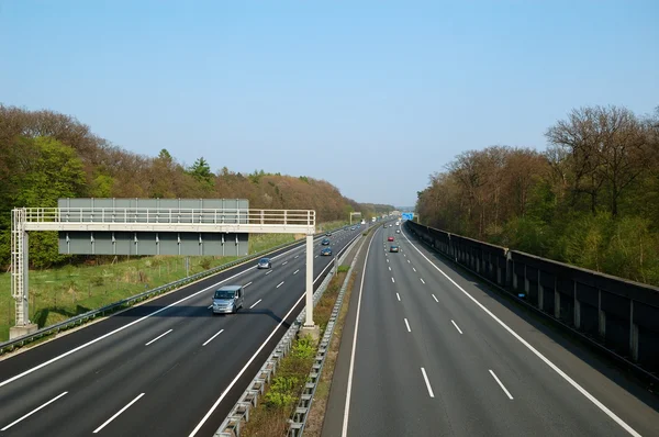 Evropská silnice e30 poblíž bwunswick, Německo Royalty Free Stock Obrázky