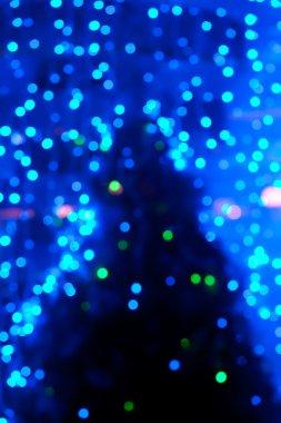 bulanık Noel ağacı