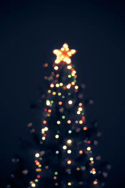 Drzewo niewyraźne cristmas — Zdjęcie stockowe