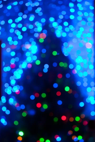 Suddig cristmas träd — Stockfoto
