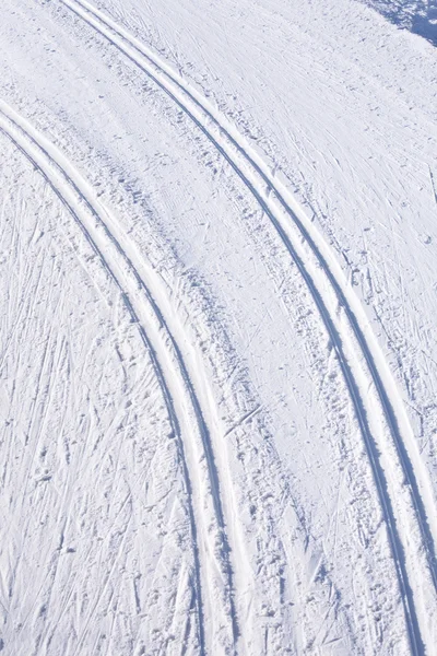 Ski piste fundo — Fotografia de Stock