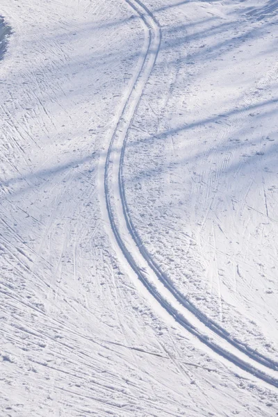 Лыжные трассы Стоковое Изображение
