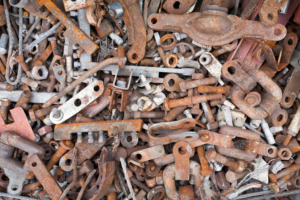 Rusted nuts and bolts — Stock Photo © akfotos 37441177