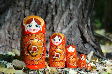 Yuva yapan bebeklerin bir sırada durduğu fotoğraf. Yakın plan..