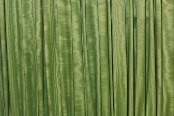 Texturierte grüne Seide Hintergrund horizontal — Stockfoto