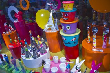 paris alışveriş bölgesinde bir dükkan