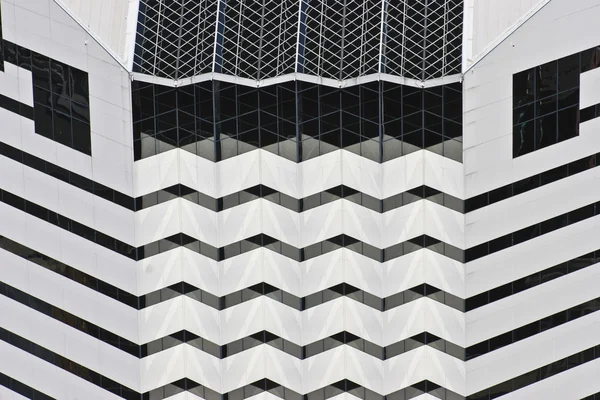 Edificio Geométrico Blanco — Foto de Stock