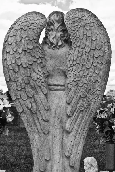 Un par de alas de ángel de granito — Foto de Stock