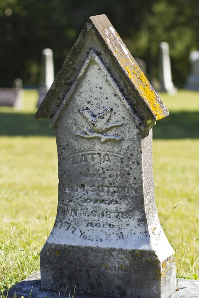 Angled Headstone — Stock Photo, Image