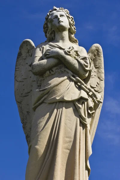 Granite Cemetery Angel — Stock Photo, Image