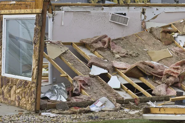 Daños por tormenta de tornado VII — Foto de Stock