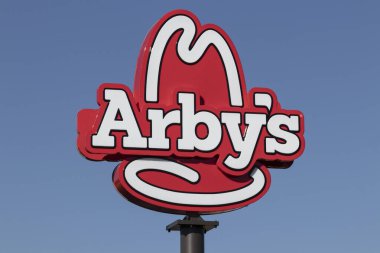 Frankfort - Ekim 2021: Arby 's Perakende Fast Food Lokasyonu. Arby 's 3300' den fazla biftek ve etli sandviç restoranı işletiyor..