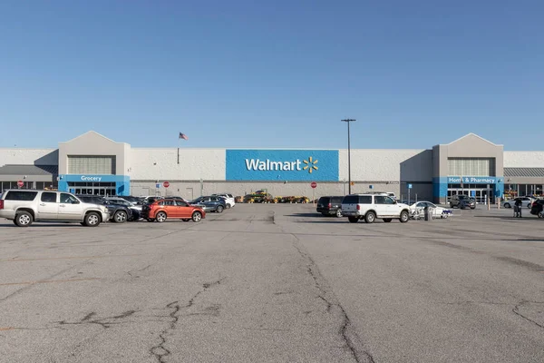 Frankfort Circa Octubre 2021 Walmart Retail Location Walmart Presentó Compromiso — Foto de Stock