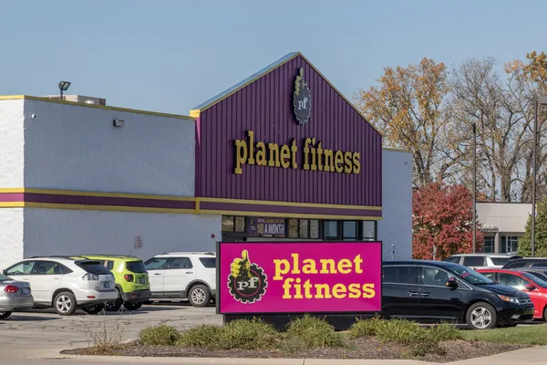 Pescadores Circa Noviembre 2021 Planet Fitness Gimnasio Local Centro Entrenamiento — Foto de Stock