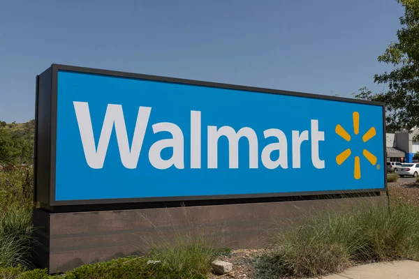 Prescott September 2021 Standort Walmart Einzelhandel Walmart Stellte Sein Veterans — Stockfoto