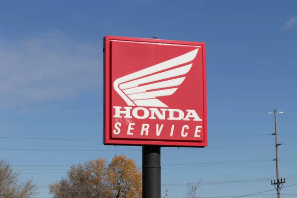 Wayne November 2021 Honda Motorrad Logo Honda Ist Der Größte — Stockfoto