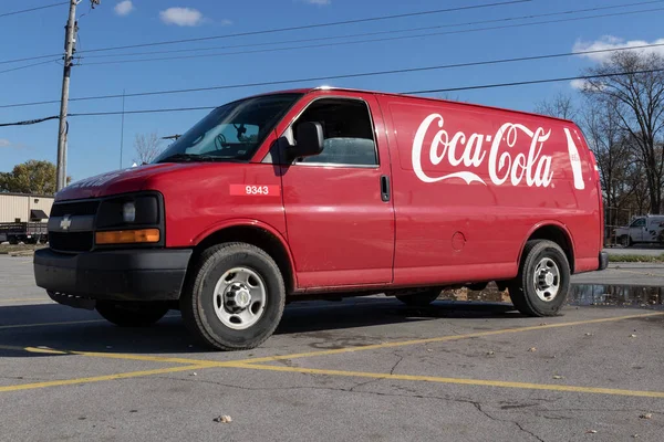 Wayne Około Listopada 2021 Coca Cola Samochód Dostawczy Coca Cola — Zdjęcie stockowe