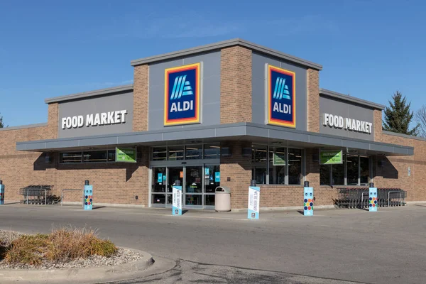 Anderson Περίπου Νοέμβριος 2021 Aldi Discount Supermarket Aldi Πωλεί Μια — Φωτογραφία Αρχείου
