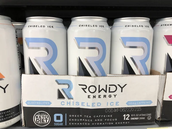 Indianapolis 2021 November Rowdy Energy Drink Display Rowdy Energy Nascar — Stock Fotó