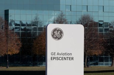 Dayton - Kasım 2021: GE Havacılık EPISCENTER Tesisi. General Electric havacılığa odaklanmak için üç şirkete ayrılacak..