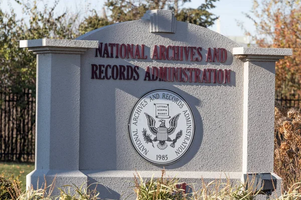 Dayton Circa Novembro 2021 Instalação Centro Registros Administração Nacional Arquivos — Fotografia de Stock