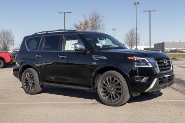 Balıkçılar - Kasım 2021: Nissan Armada SUV sergisi. Nissan, Renault Nissan İttifakının bir parçası..