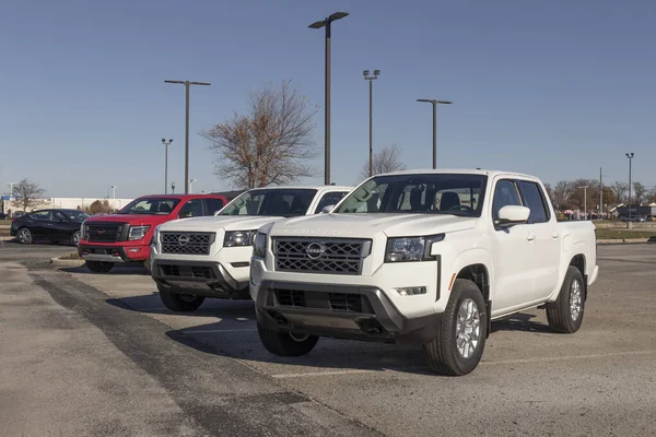 Fiskare Cirka November 2021 Nissan Frontier Pickup Truck Display Nissan — Stockfoto