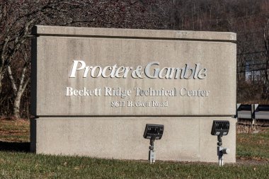 West Chester - Aralık 2021: Procter & Gamble Beckett Ridge Teknik Merkezi, P & G araştırma ve geliştirme merkezi.
