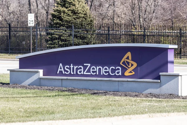 Västra Chester Cirka December 2021 Astrazeneca Anläggning Astrazeneca Har Arbetat — Stockfoto