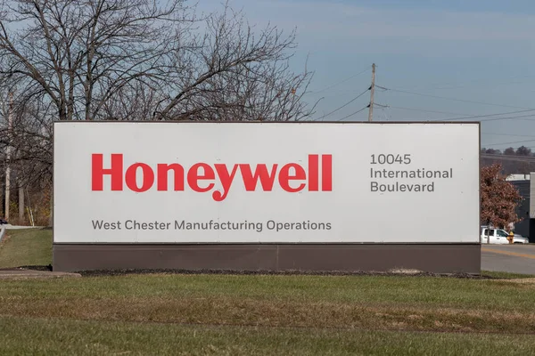 West Chester Circa December 2021 Honeywell Tillverkningsplats Honeywell Intelligrated Leverantör — Stockfoto