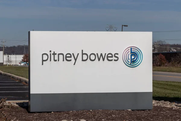 West Chester Circa December 2021 Pitney Bowes Distributionscenter Pitney Bowes — Stockfoto