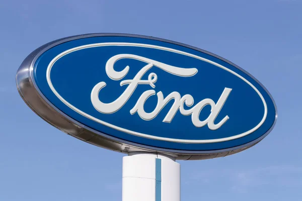 Lafayette Vers Décembre 2021 Logo Ford Motor Company Ford Fabrique — Photo