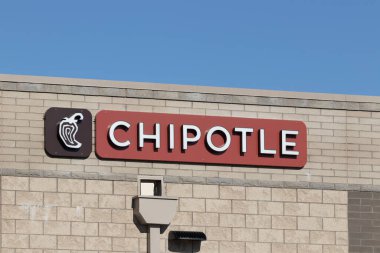 Westfield - Aralık 2021: Chipotle Meksika Lokantası. Chipotle, burrito ve taco kasesi restoranları zinciri..