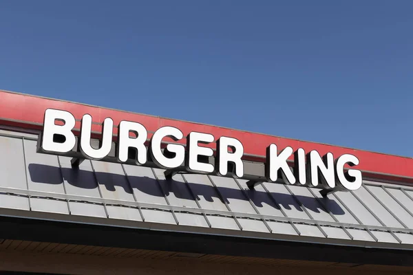 Walton Sekitar Februari 2022 Restoran Cepat Saji Burger King Burger — Stok Foto