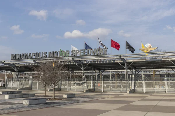 Indianapolis Circa Março 2022 Indianapolis Motor Speedway Gate One Entrance — Fotografia de Stock