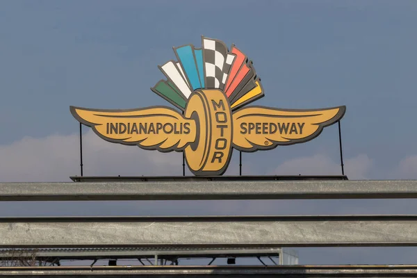Indianapolis Circa Março 2022 Indianapolis Motor Speedway Gate One Entrance — Fotografia de Stock