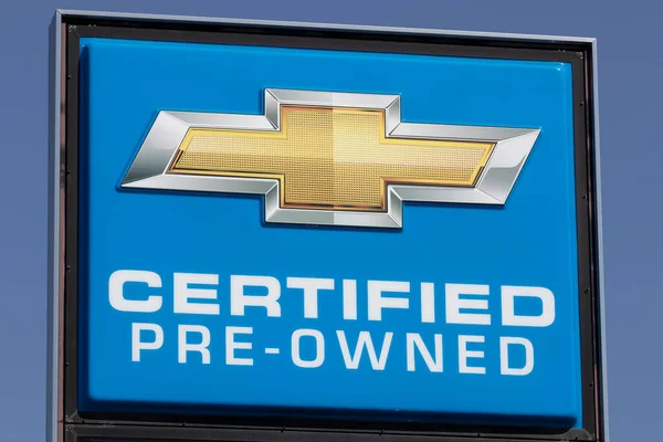 Lafayette Sekitar Maret 2022 Chevrolet Certified Pre Owned Car Dealer — Stok Foto