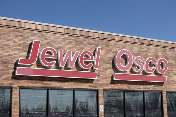 Woodridge Cirka Mars 2022 Juvel Osco Livsmedelsbutik Jewel Osco Ett — Stockfoto