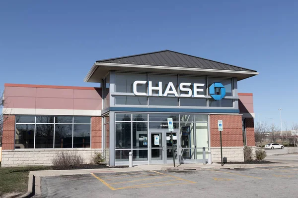 Hillside Circa Marzo 2022 Chase Bank Retail Location Chase Negocio — Foto de Stock