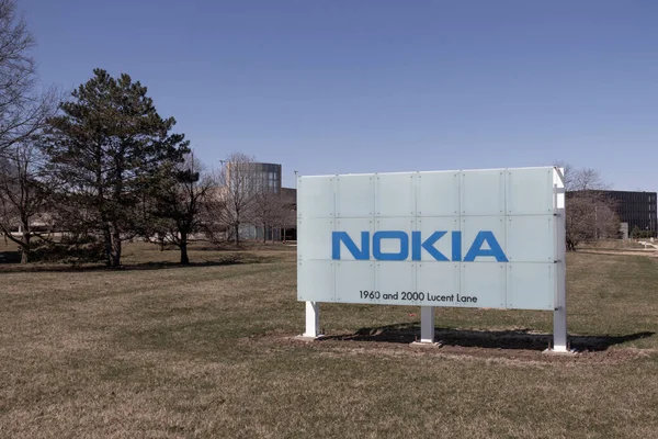 Naperville Sekitar Maret 2022 Fasilitas Nokia Bell Labs Awalnya Situs — Stok Foto