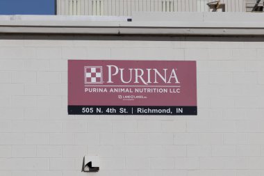 Richmond - Nisan 2022: Purina Hayvan Besleme Santrali. Purina Mills, Göller Toprakları 'nın çiftlik hayvanı besleme birimi..