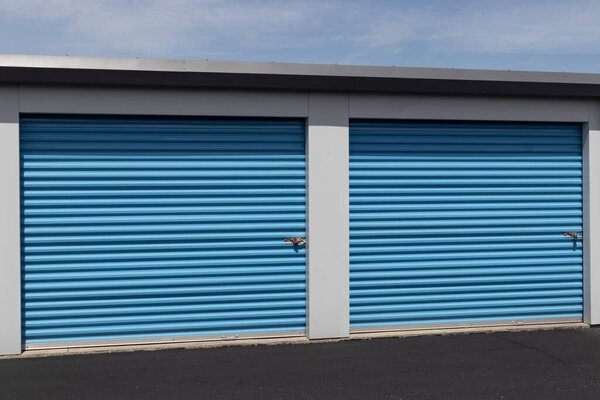 Self storage and mini storage garage units.