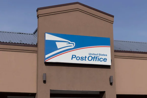 Chicago Kwiecień 2022 Lokalizacja Poczty Usps Usps Jest Odpowiedzialny Dostarczanie — Zdjęcie stockowe