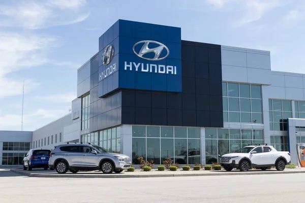 Noblesville Circa May 2022 Hyundai Motor Company Dealership Hyundai Builds — Foto de Stock