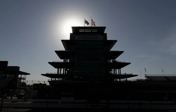 Indianápolis Circa Mayo 2022 Silueta Pagoda Ims Indianápolis Motor Speedway —  Fotos de Stock