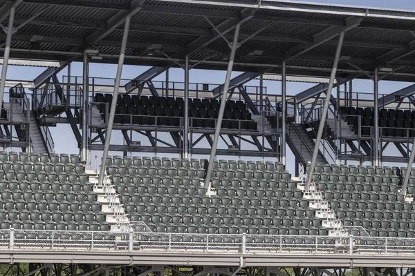 Indianapolis - Mayıs 2022: Indianapolis Motor Yarış Pisti 'nde boş durmaktadır. Indy 500 ve Brickyard 400 'e ev sahipliği yapan IMS, Dünya Yarış Başkenti..