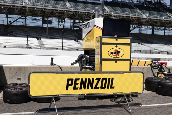 Indianapolis Mayıs 2022 Pennzoil Logosu Indycar Destekli Ekipman Pennzoil Shell — Stok fotoğraf