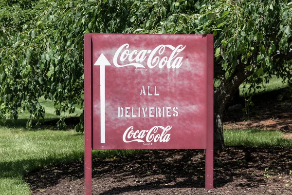 Cincinnati Circa Mai 2022 Coca Cola Werk Coca Cola Stellt — Stockfoto