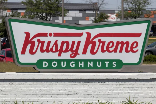 Indianapolis Circa Juni 2022 Krispy Kreme Donutwinkel Krispy Kreme Heeft — Stockfoto