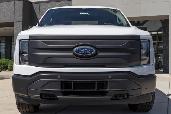 Zionsville Juni 2022 Ford 150 Lightning Ford Bietet Den Vollelektrischen — Stockfoto